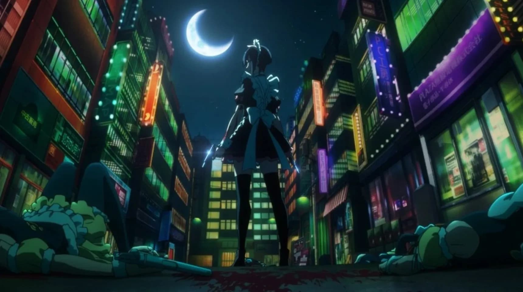 Scéna z anime Akiba Maid War