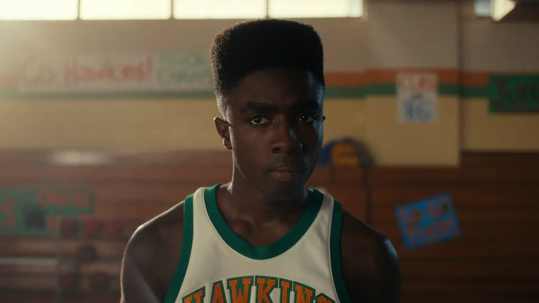 Caleb McLaughlin jako Lucas Sinclair v seriálu Stranger Things