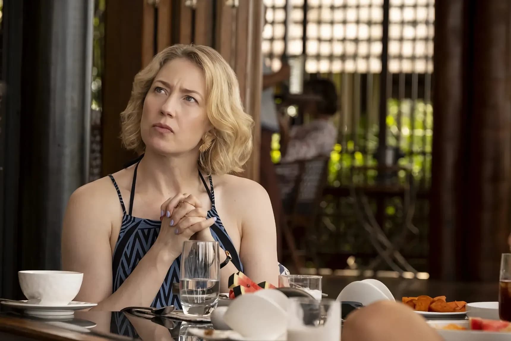 Carrie Coon ve třetí řadě seriálu Bílý lotos