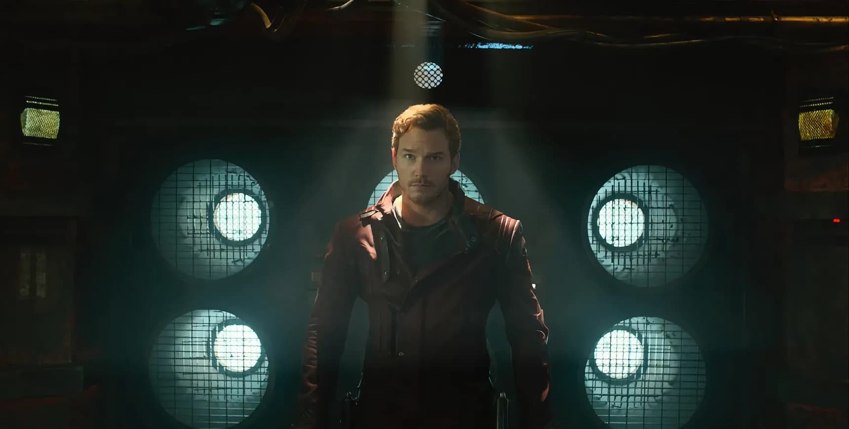 Chriss Pratt jako Star-Lord ve filmu Strážci Galaxie