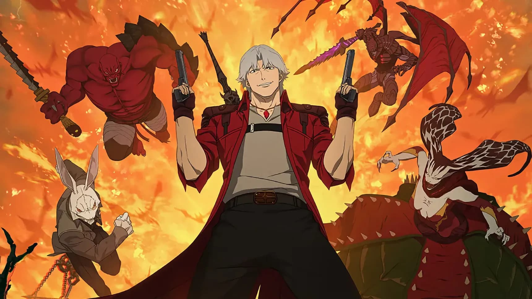 Dante a démoni v seriálu Devil May Cry