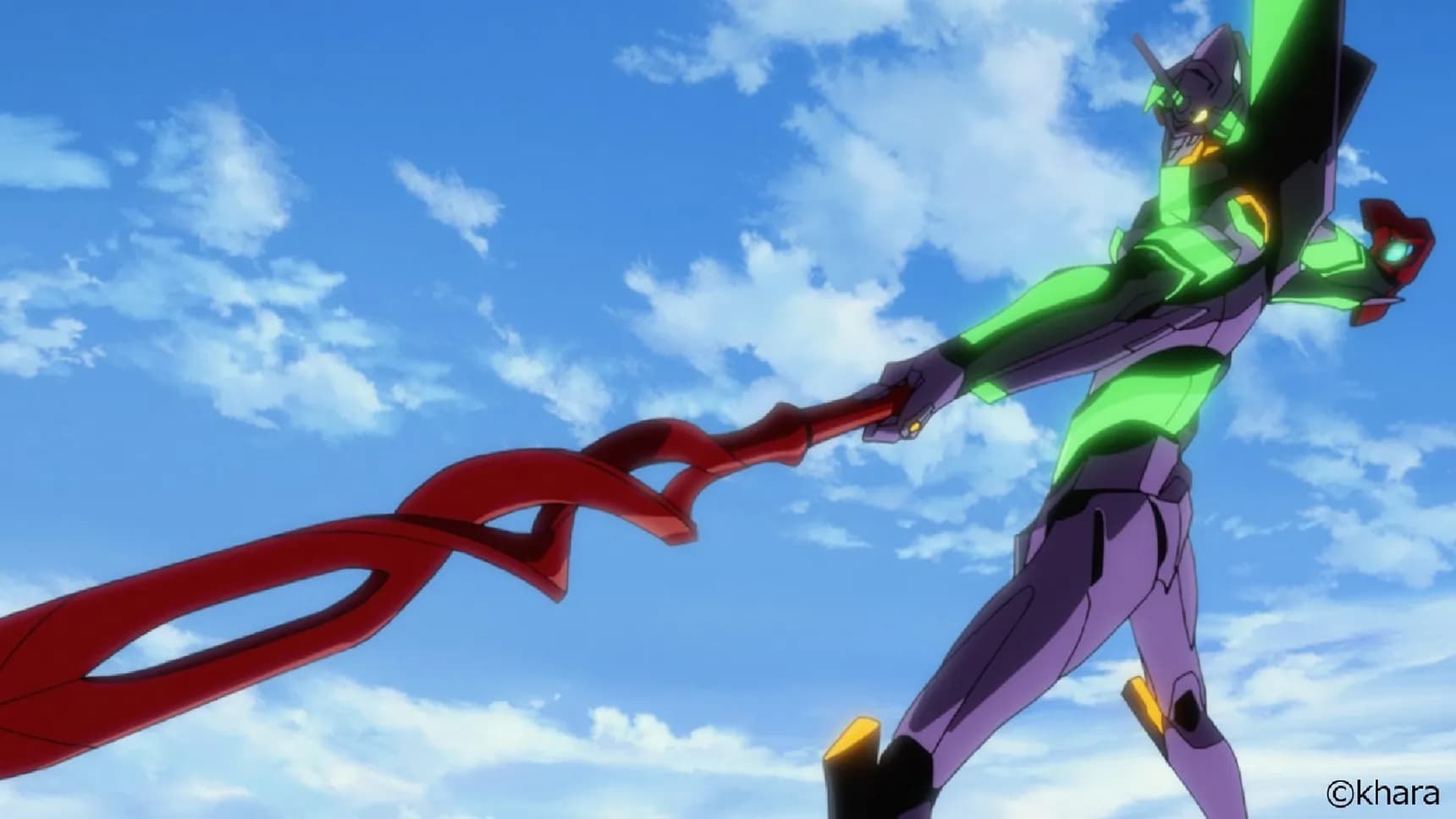 Robot EVA-01 z Rebuild of Evangelion