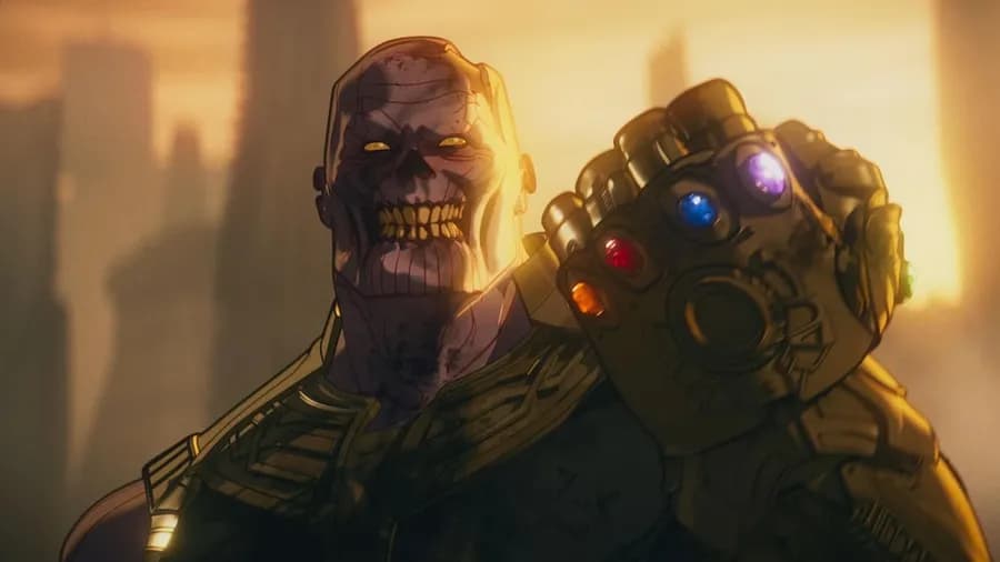 Thanos jako zombie v seriálu Marvel Zombies