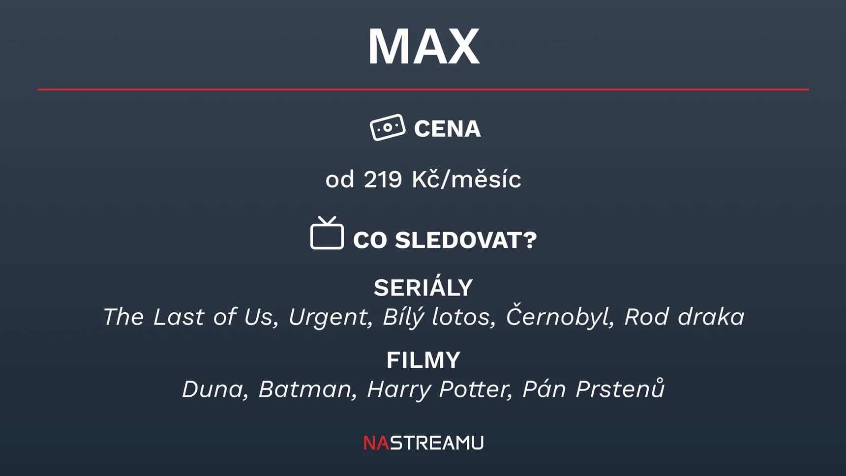 Infografika k plaformě Max