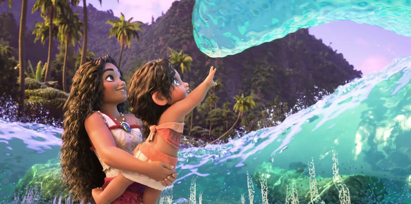 Vaiana a Simea ve filmu Odvážná Vaiana 2