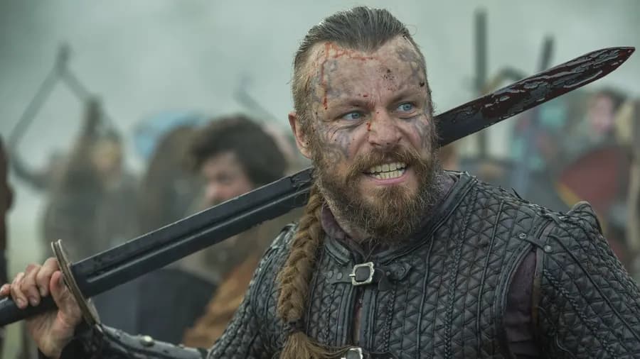 Peter Franzén jako Harald Krásnovlasý v seriálu Vikingové