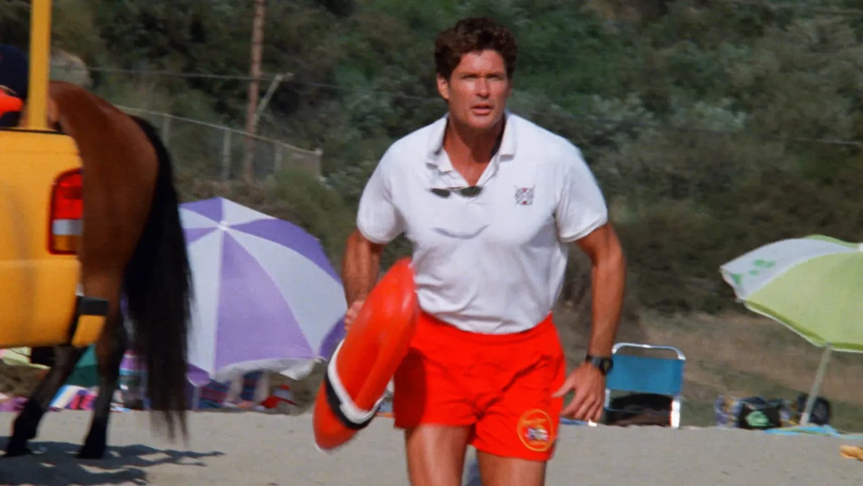 David Hasselhoff v seriálu Pobřežní hlídka
