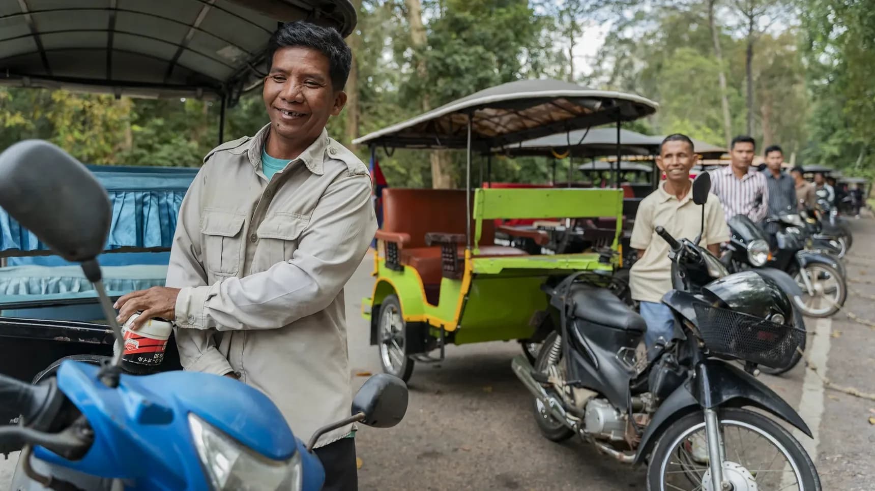 Záběr z pořadu Asia Express