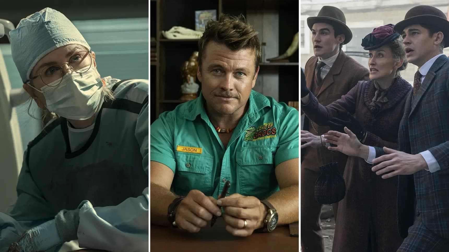 Seriály Scarpetta, Deadloch a Young Sherlock