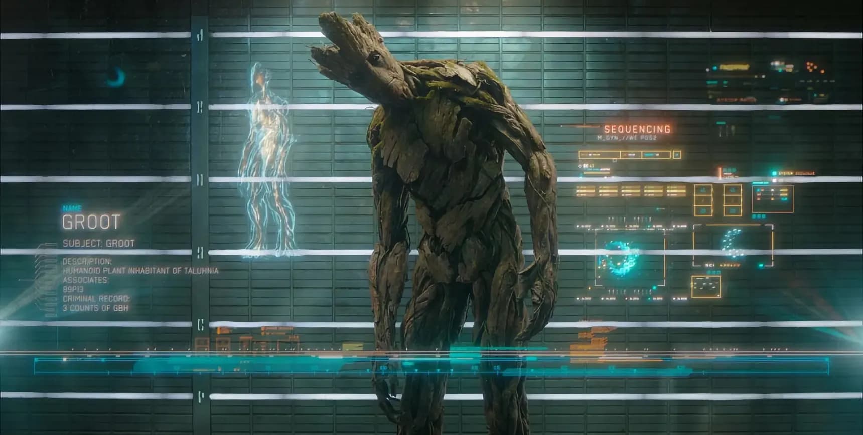 Groot ve filmu Strážci Galaxie