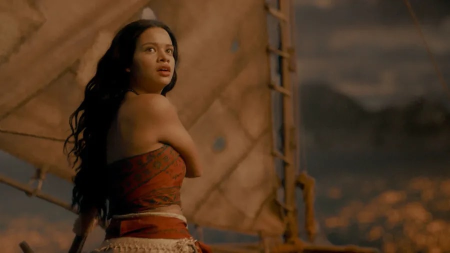 Catherine Laga'aia ve filmu Odvážná Vaiana