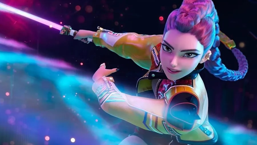 Záběr z filmu K-pop: Lovkyně démonů