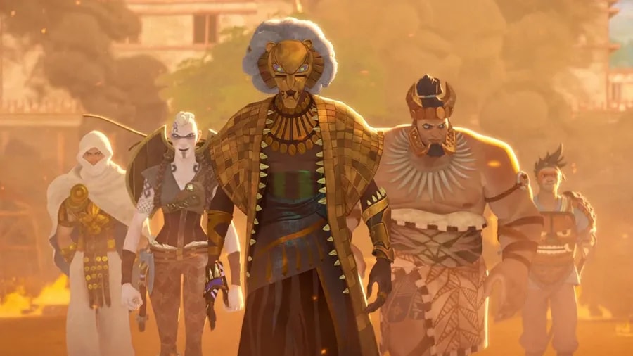 Záběr ze seriálu Eyes of Wakanda