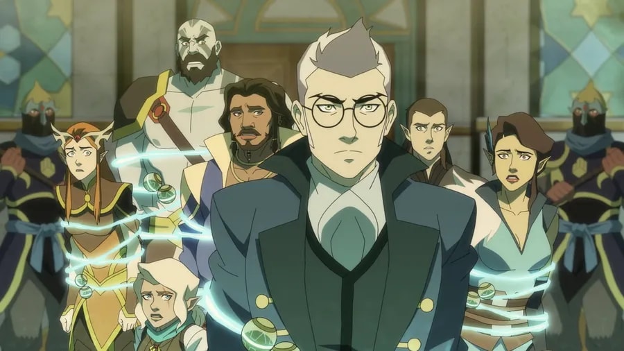 Záběr z třetí řady seriálu Legenda jménem Vox Machina