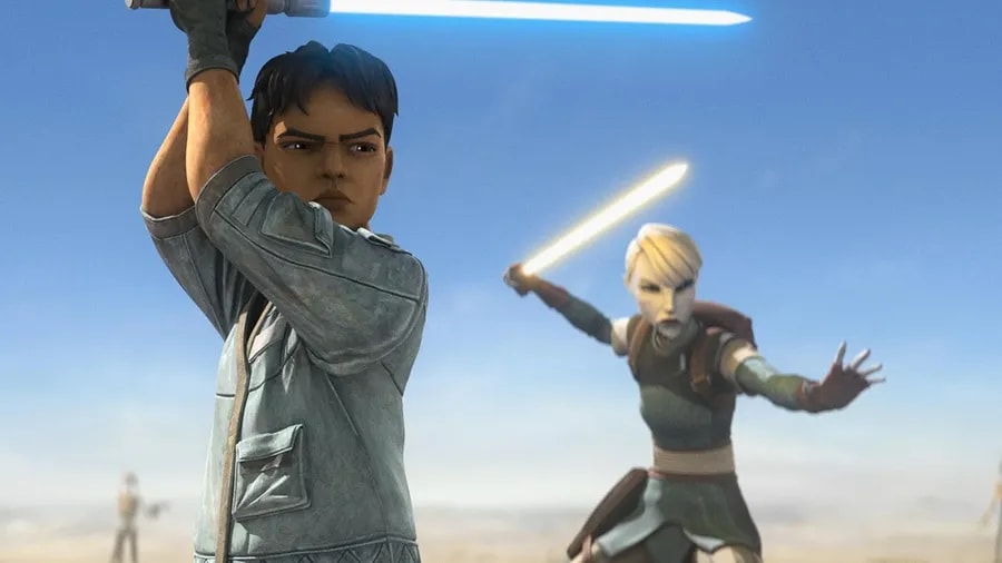 Záběr ze seriálu Star Wars: Tales of the Underworld