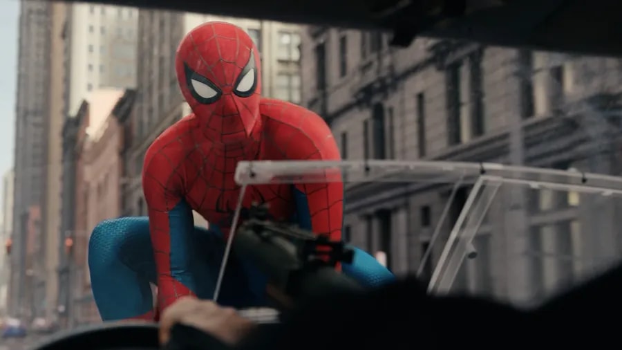 Záběr z filmu Spider-Man: Zbrusu nový den