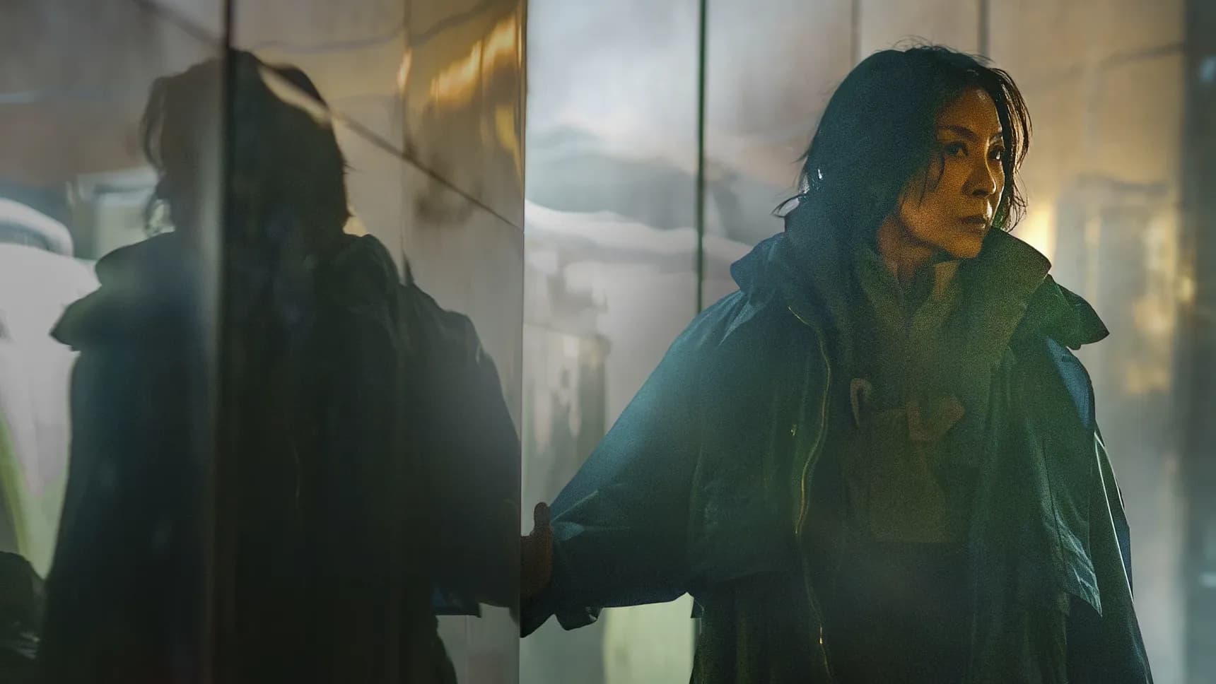 Michelle Yeoh jako Olwen v seriálu Blade Runner 2099