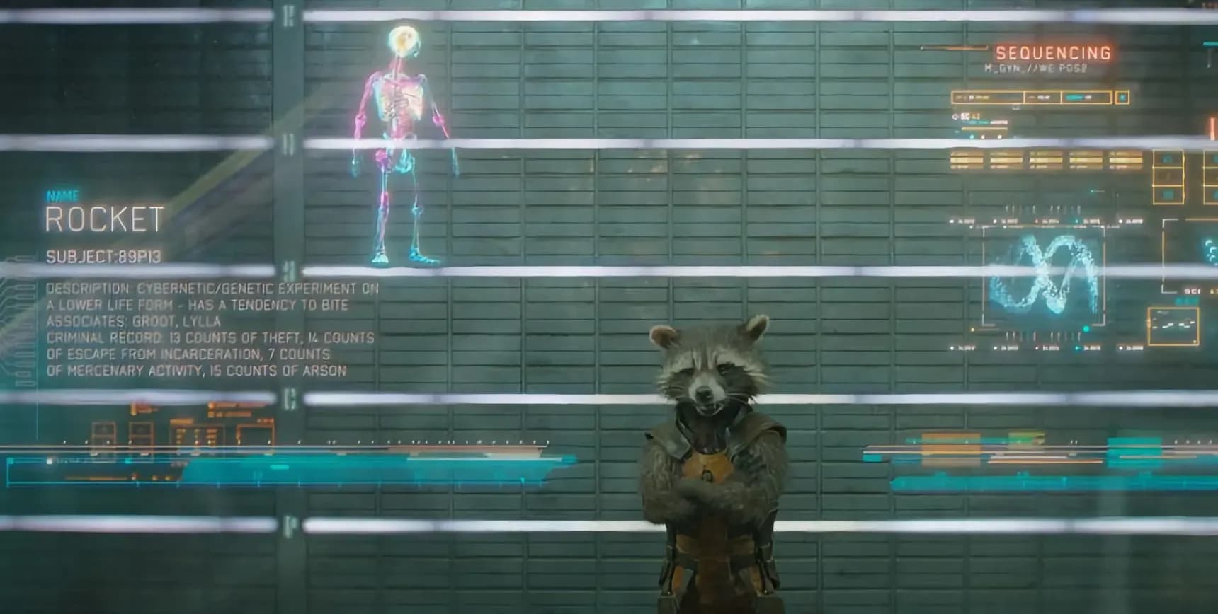 Rocket ve filmu Strážci Galaxie