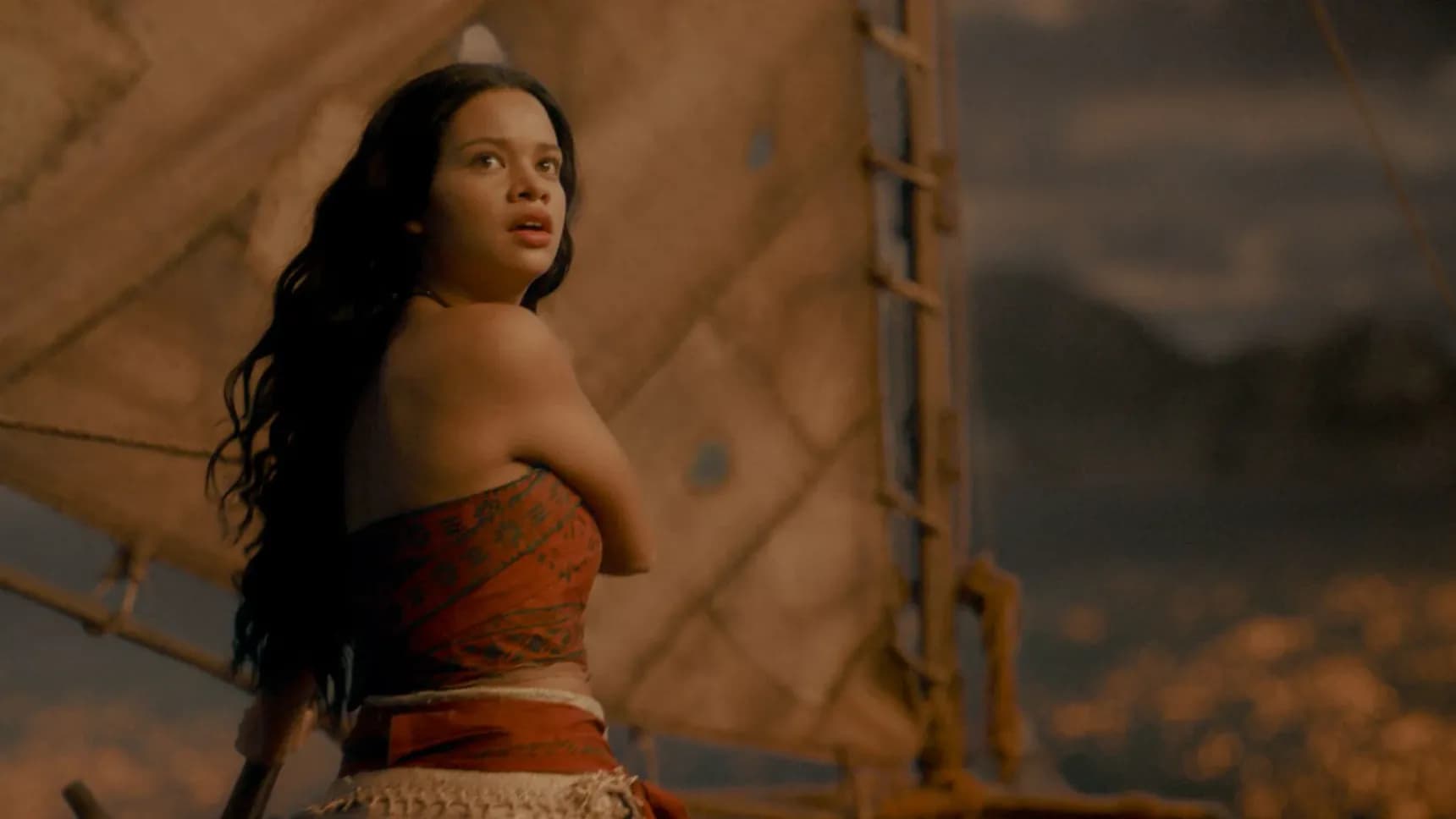 Catherine Laga'aia ve filmu Odvážná Vaiana