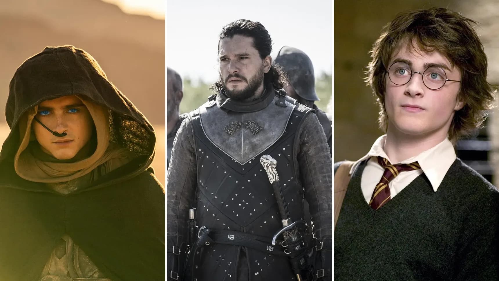 Duna, Hra o trůny a Harry Potter