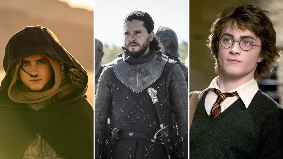 Duna, Hra o trůny a Harry Potter