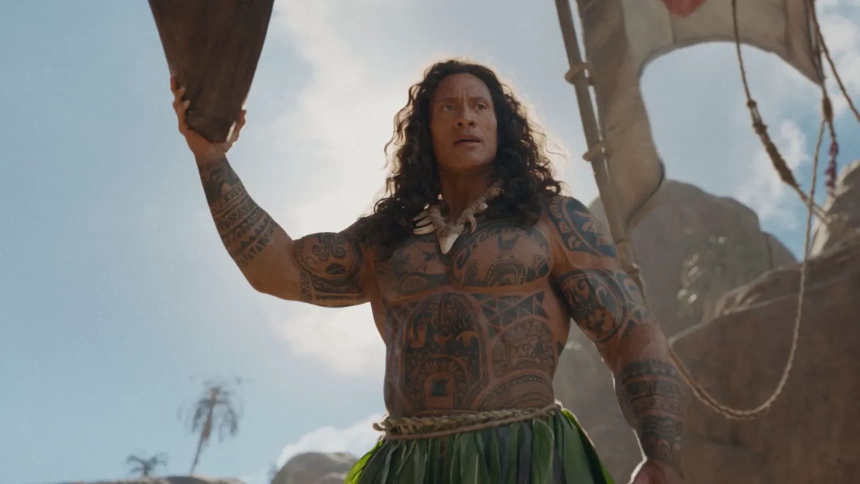 Dwayne Johnson ve filmu Odvážná Vaiana
