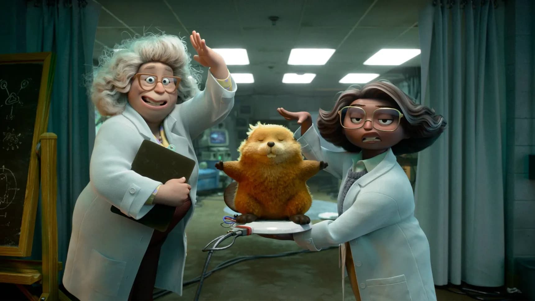 Záběr z filmu Na skok do divočiny