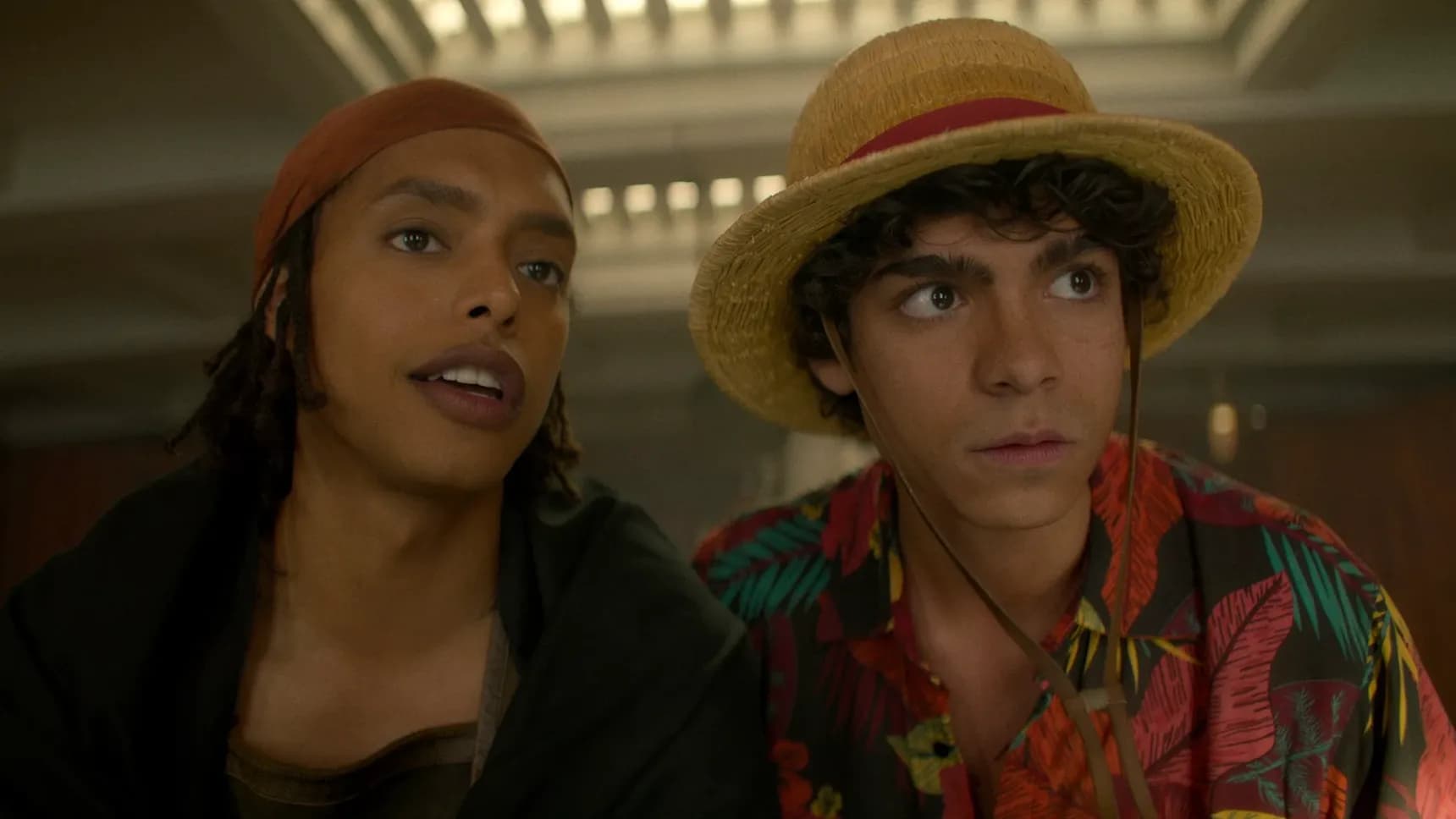 Jacob Romero jako Usopp a Iñaki Godoy jako Monkey D. Luffy v seriálu One Piece