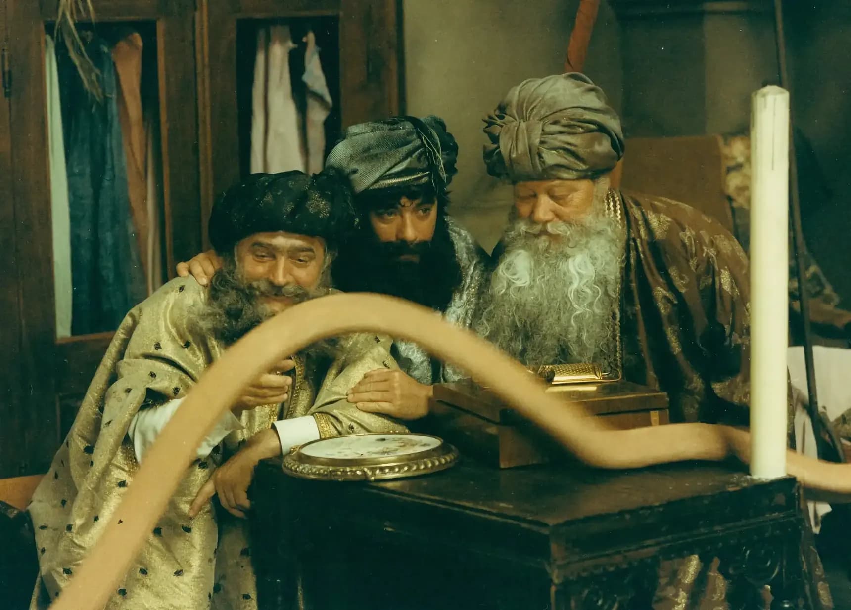 Josef Somr, Petr Čepek a Rudolf Hrušínský ve filmu Tři veteráni