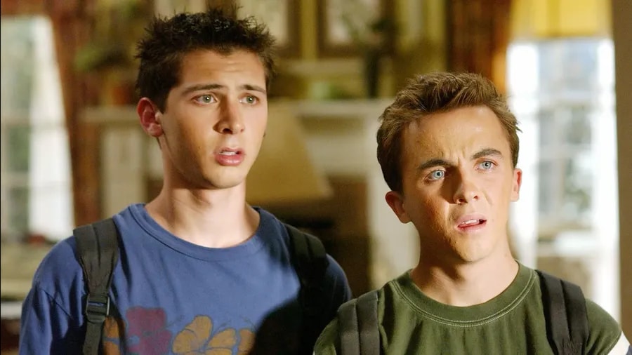 Justin Berfield a Frankie Muniz v seriálu Malcom v nesnázích