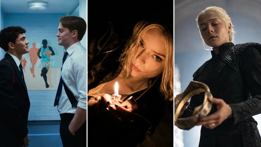 Kit Connor a Joe Locke ve filmu Navždy srdcerváči, Anya Taylor-Joy v seriálu Lucky a Emma D'Arcy v seriálu Rod Draka