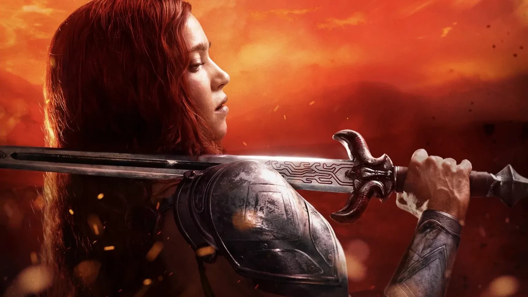 Matilda Lutz ve filmu Rudá Sonja
