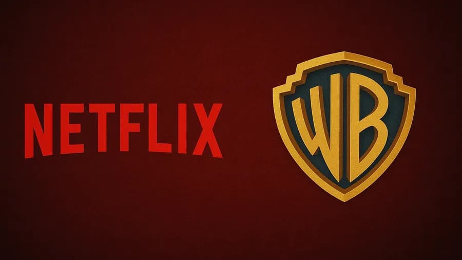 Loga Netflix a Warner Bros.