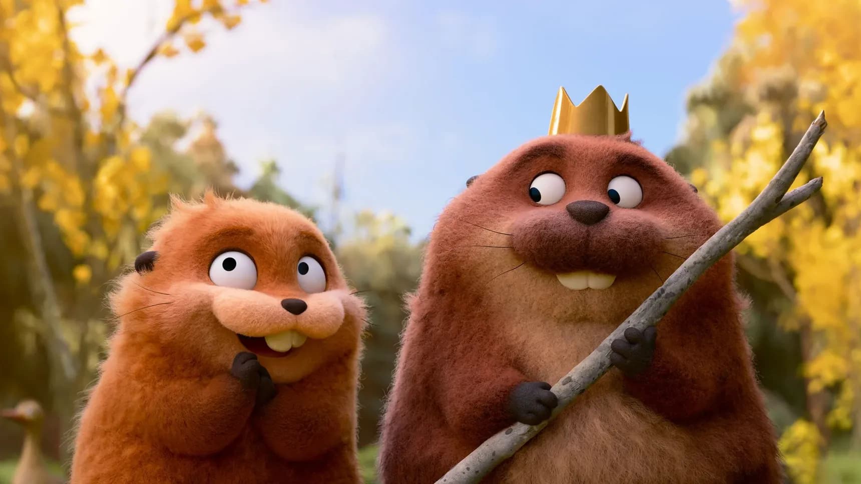 Záběr z filmu Na skok do divočiny