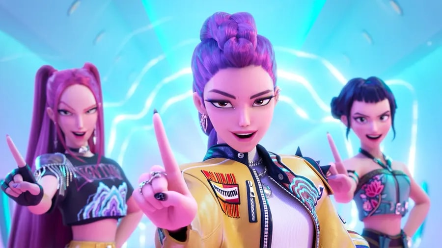 Rumi, Mira a Zoey ve filmu K-pop: Lovkyně démonů