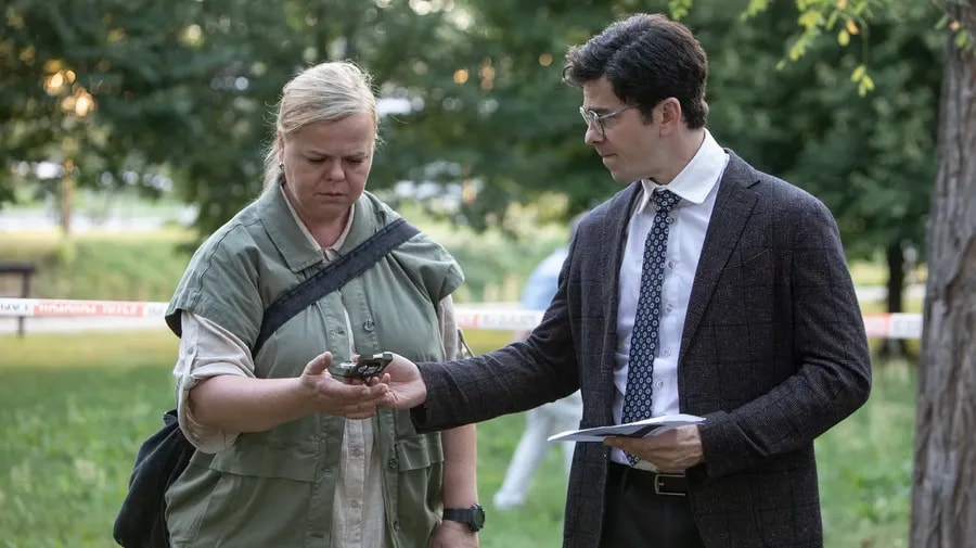 Sabina Remundová a Marek Adamczyk v seriálu Buldok z Poděbrad