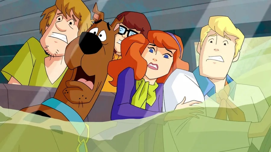 Záběr z kresleného seriálu Scooby Doo: Záhady s.r.o.