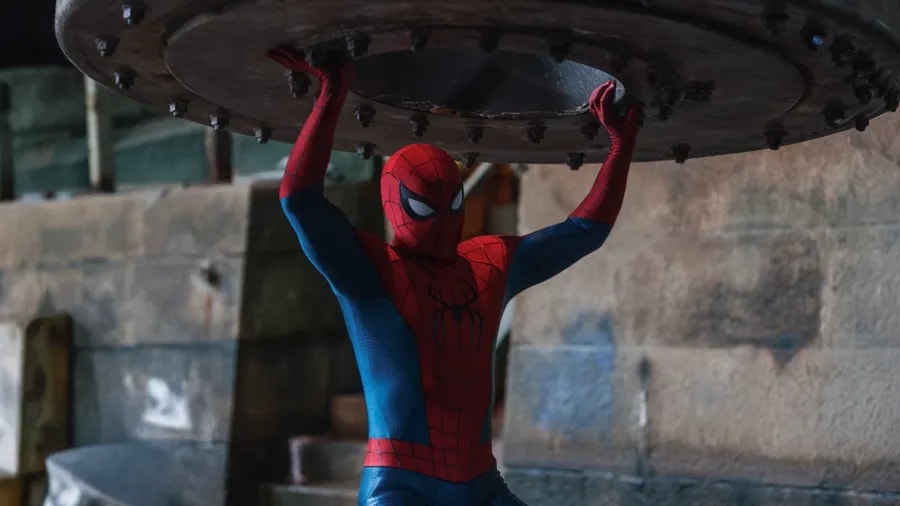 Záběr z filmu Spider-Man: Zbrusu nový den