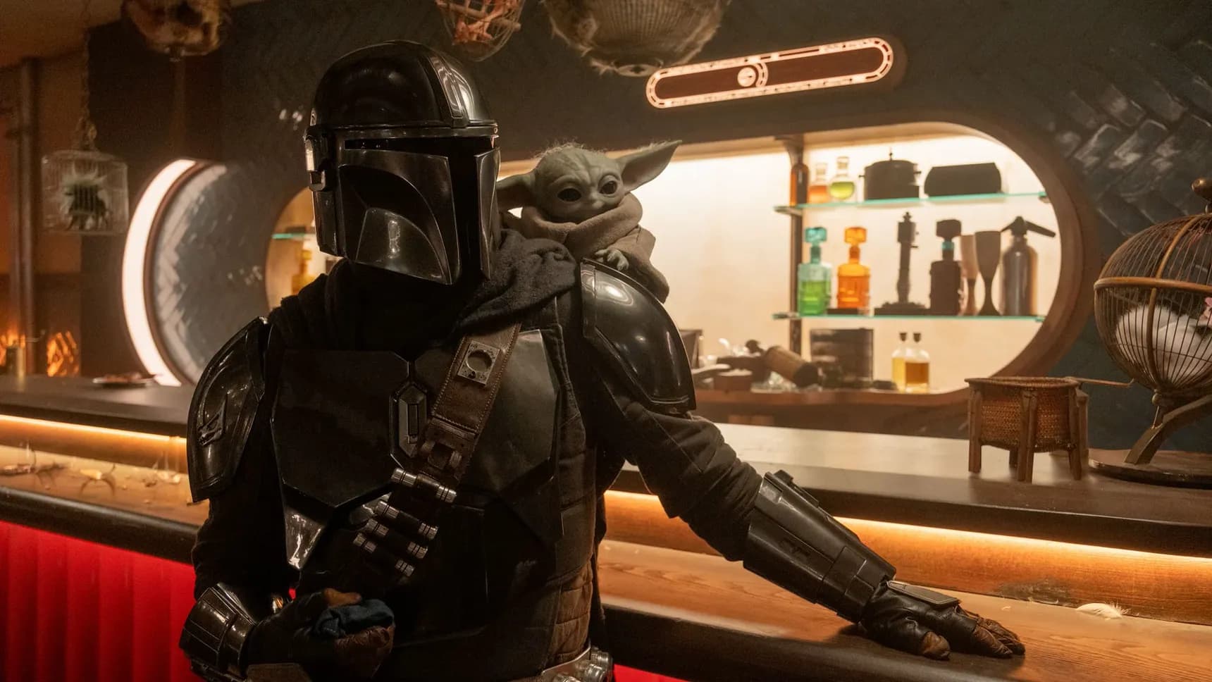Záběr z filmu Star Wars: Mandalorian a Grogu