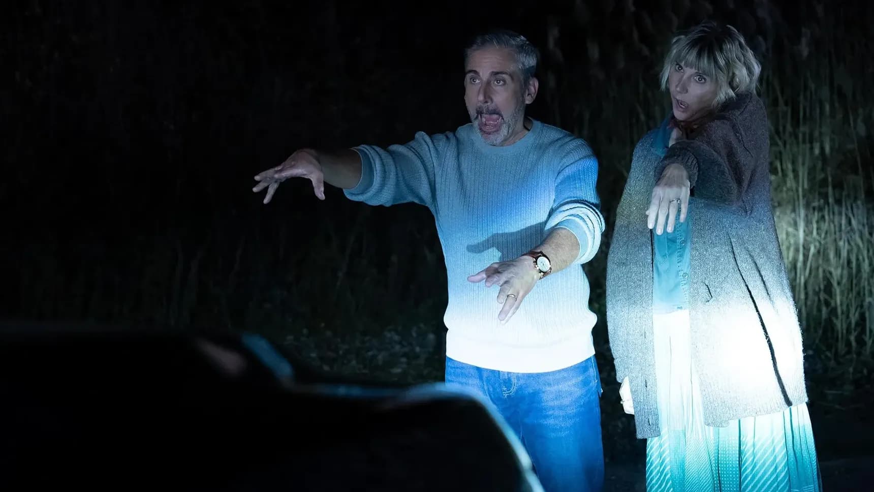 Steve Carell jako Nick a Kerri Kenney-Silver jako Anne v seriálu Čtyři roční období