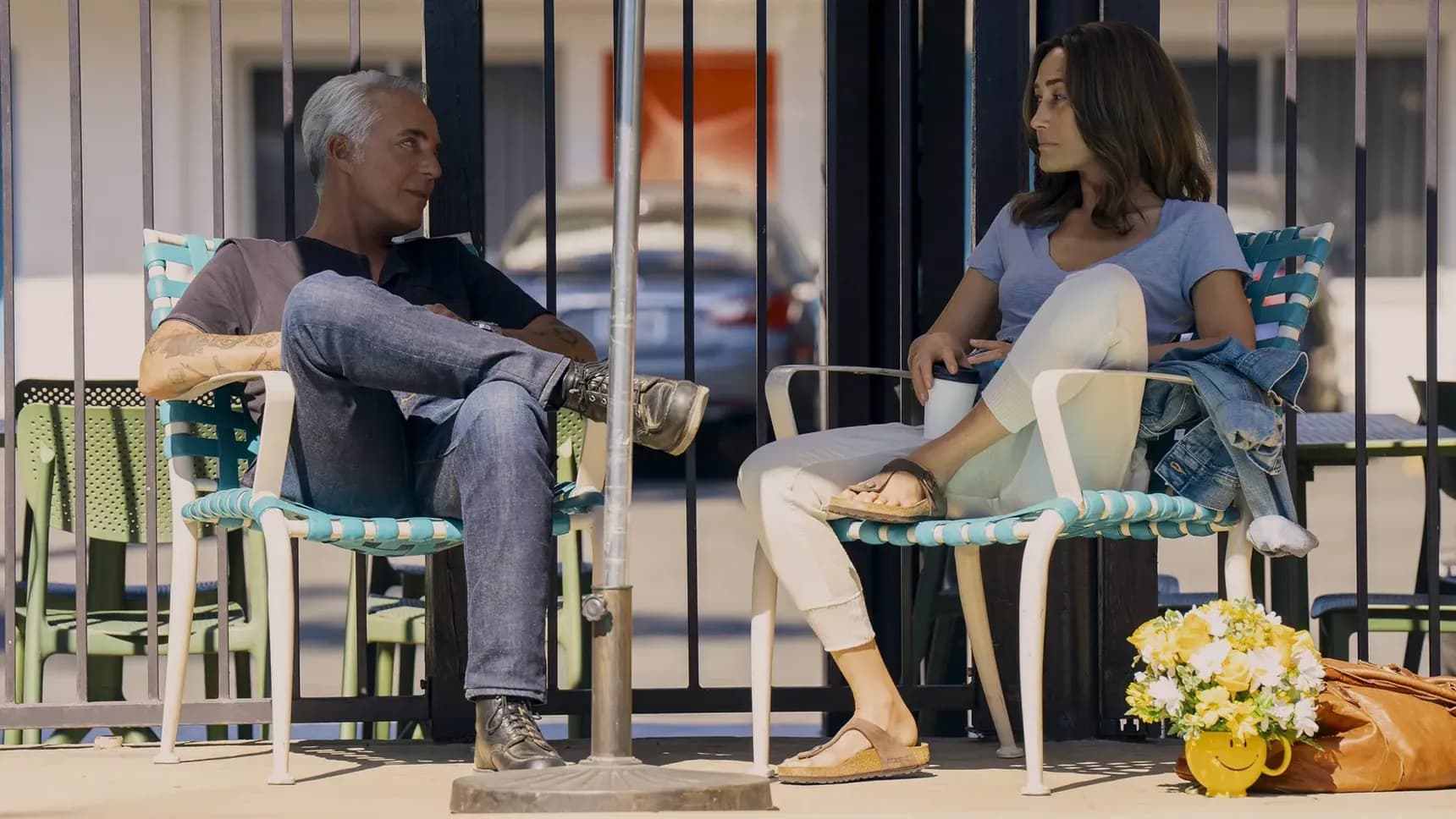 Titus Welliver a Maggie Q v seriálu Ballard