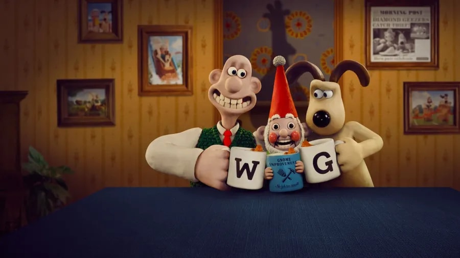 Záběr z filmu Wallace a Gromit: Pomstu poznáš po peří